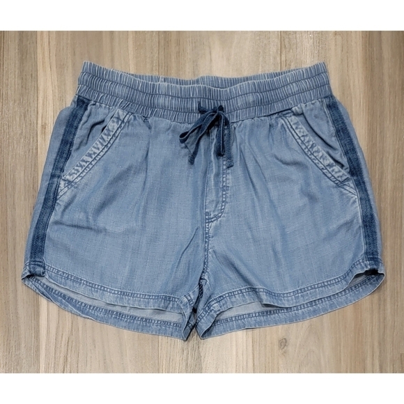 Splendid Pants - Splendid Denim Drawstring Waist Shorts size medium